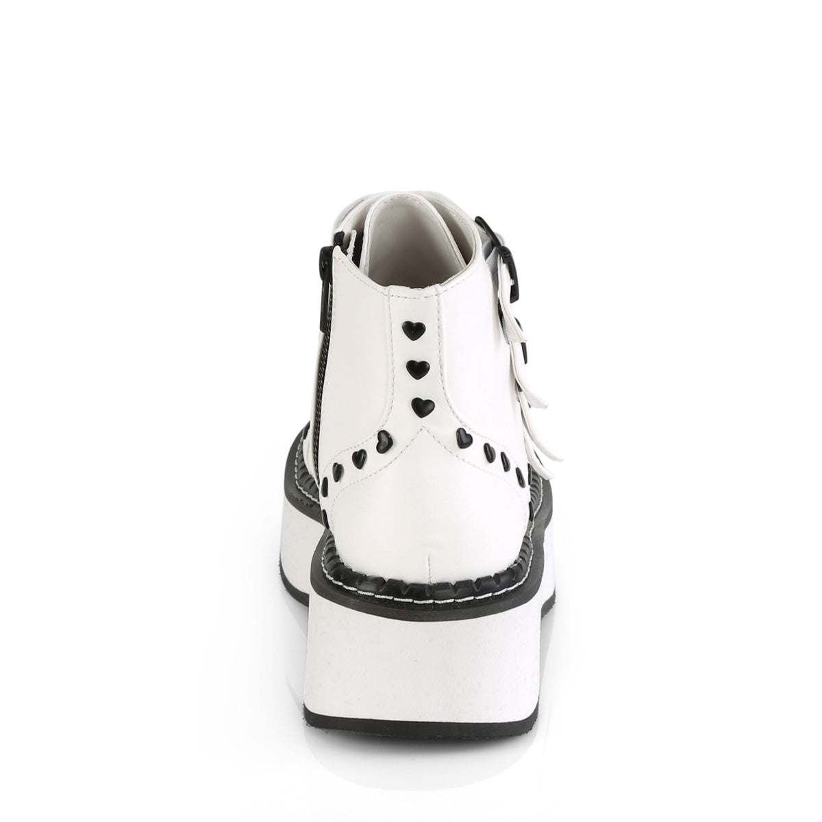 Demonia Cult Exclusive - "Emily-315" Boots - White Vegan Leather
