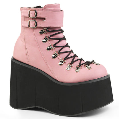 Demonia Cult New - "Kera-21" Boots - Baby Pink Vegan Leather