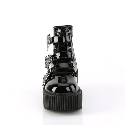 Demonia Cult Top Pick - "Creeper-260" Creepers - Black Patent